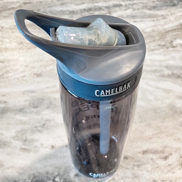 NWOT Contigo Water Bottle Bike Eat Sleep Repeat 750 mL Grey White - Picture 8 of 10